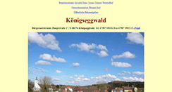 Desktop Screenshot of koenigseggwald.de